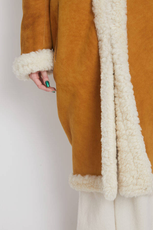 24/25 cappotto in shearling canadese scamosciato - immagine 3