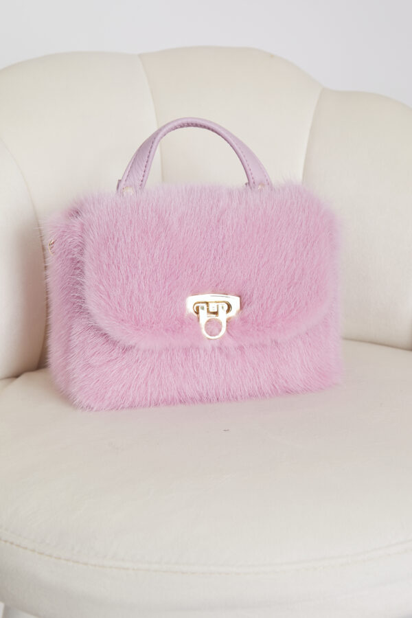 24/25 Mini bag in visone rosa